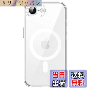 �y���������zJETech iPhone 17e (2026) / iPhone 16e�p �}�O�l�b�g �P�[�X MagSafe�Ή� �Ռ��z�� �o���p�[�J�o�[ �����h�~ �N���A�o�b�N 6.1�C���`�f�B�X�v���C �F�F�N���A