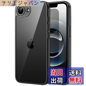 �y���������zJETech iPhone 17e (2026) / iPhone 16e�p �P�[�X ���΂݂Ȃ� �Ռ��z�� �o���p�[�J�o�[ �����h�~ �N���A�o�b�N 6.1�C���`�f�B�X�v���C �F�F�u���b�N
