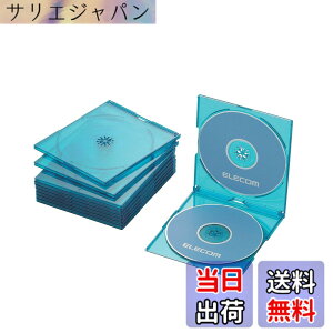 �y���������z�G���R�� DVD CD�P�[�X �v���P�[�X �X���� 1�����[ 10���p�b�N �A�\�[�g CCD-JSCS10ASO �F�F�N���A�u���[�A�T�C�Y�F2�����[x10���p�b�N