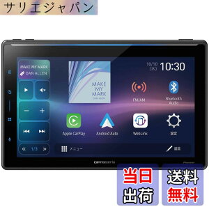 �y���������zPioneer �p�C�I�j�A �f�B�X�v���C�I�[�f�B�I AppleCarPlay AndroidAuto�Ή� Wi-Fi���[�^�[ �Z�b�g �F�F�u���b�N�A�T�C�Y�F10.1�C���`