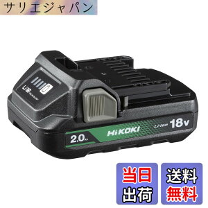 �y���������zHiKOKI(�n�C�R�[�L) iKOKI 18V 2.0Ah ���^���`�E���C�I���d�r �c�ʕ\�������v�t�� �≷�� UL18DC UL18DD UL18DBA�Ή� BSL1820M 0037-7795