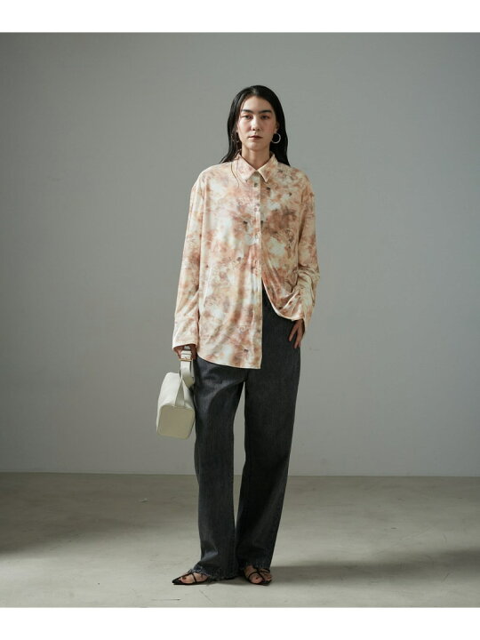 楽天市場】【SALE／70%OFF】ストーンウッドプリントベロアブラウス 