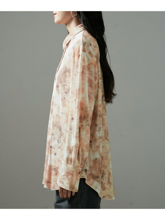 楽天市場】【SALE／70%OFF】ストーンウッドプリントベロアブラウス