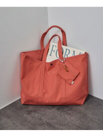 【L.L.Bean for SALON(エル・エル・ビーン)】別注グローサリー・トート&チャームポーチ SALON adam et rope' サロン アダム エ ロペ バッグ トートバッグ ブラウン カーキグリーン レッド ブルー イエロー【送料無料】[Rakuten Fashion]