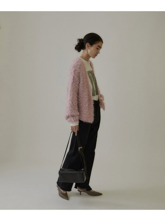 楽天市場】【SALE／30%OFF】チュールファーVネックカーディガン SALON 