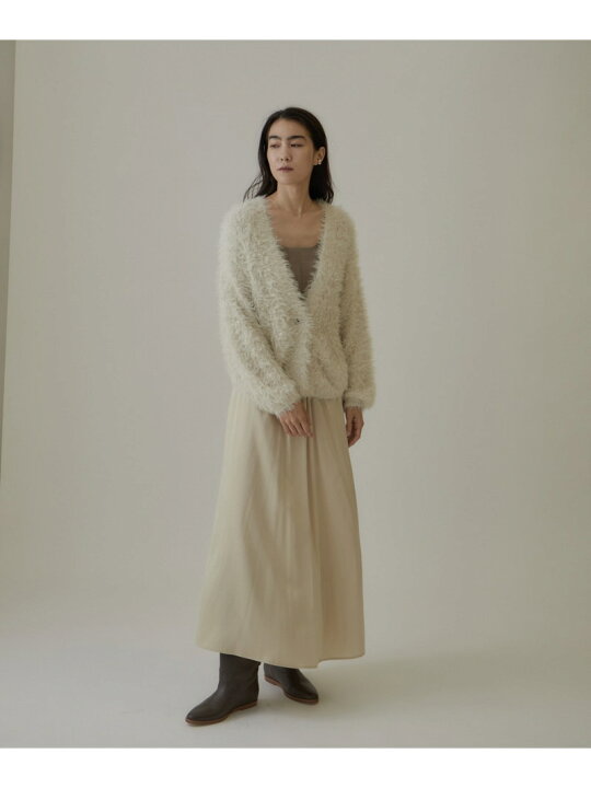 楽天市場】【SALE／30%OFF】チュールファーVネックカーディガン SALON 