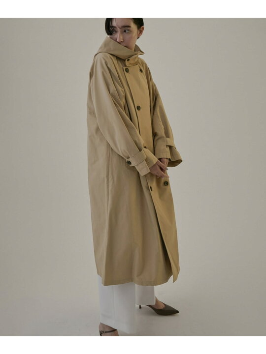 楽天市場】【SALE／40%OFF】2WAYフード付きスタンドカラートレンチ 