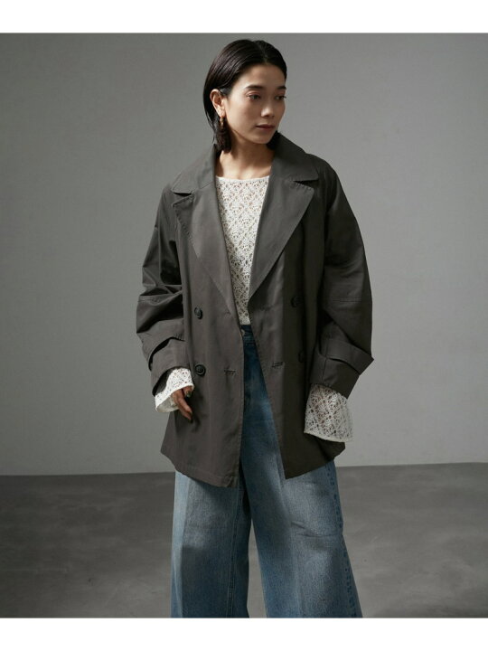 楽天市場】【SALE／50%OFF】【WEB限定】ショートトレンチジャケット 