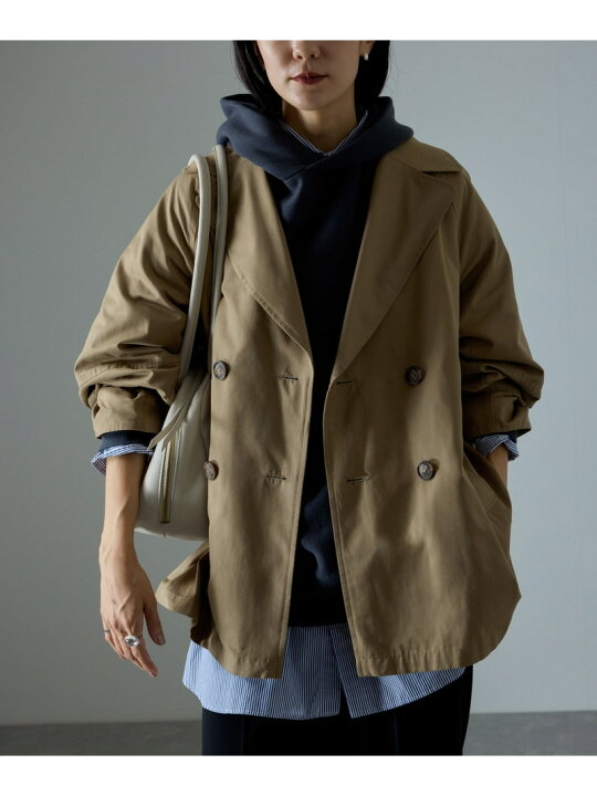 楽天市場】【SALE／50%OFF】【WEB限定】ショートトレンチジャケット 
