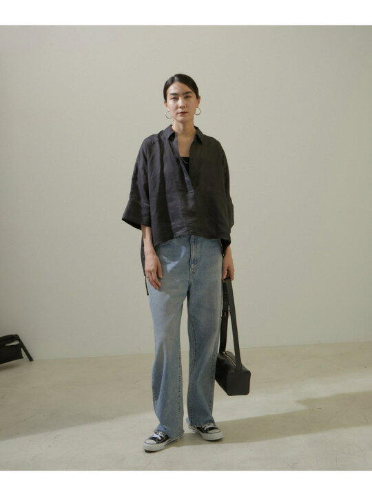 楽天市場】シアーリネンドロストドルマンシャツ SALON adam et rope 