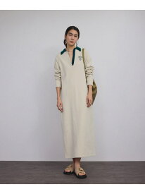 【SALE／30%OFF】ポロワンピース-CreamyCotton /クリーミーコットン- SALON adam et rope' サロン アダム エ ロペ ワンピース・ドレス ワンピース ホワイト ブラック グリーン【RBA_E】【送料無料】[Rakuten Fashion]