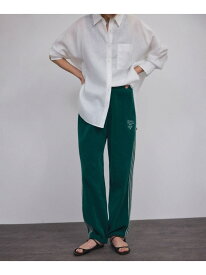 【SALE／30%OFF】トラックパンツ-CreamyCotton /クリーミーコットン- SALON adam et rope' サロン アダム エ ロペ パンツ その他のパンツ ブラック グリーン ホワイト【RBA_E】【送料無料】[Rakuten Fashion]