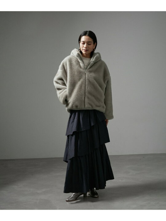 楽天市場】【SALE／20%OFF】【WEB限定】グラデーションファーブルゾン 