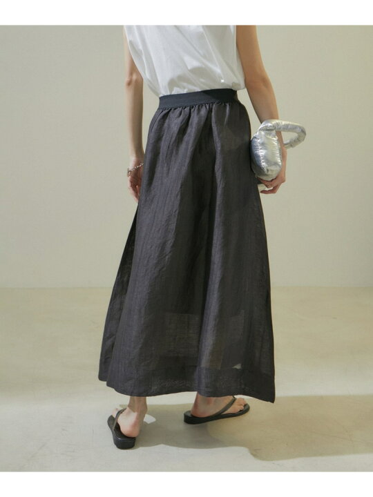 楽天市場】【SALE／40%OFF】シルクリネンフレアースカート SALON adam 