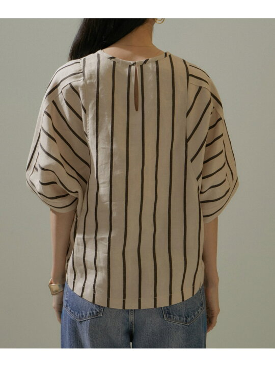 楽天市場】【WEB限定】ドビーラメストライプブラウス/24SS SALON adam 