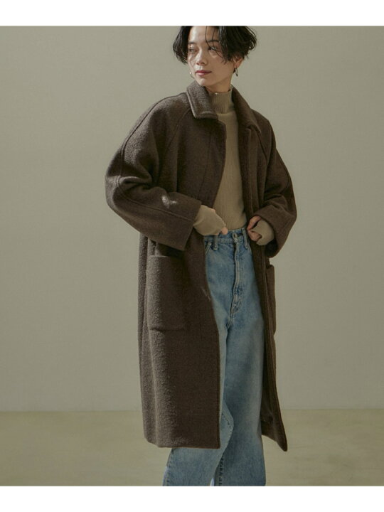 楽天市場】【SALE／40%OFF】【WEB限定】ループカットコートロング 
