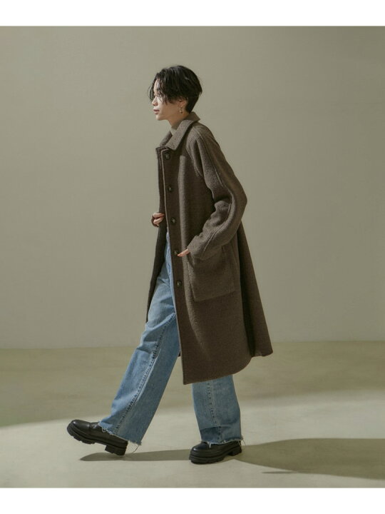 楽天市場】【SALE／40%OFF】【WEB限定】ループカットコートロング 