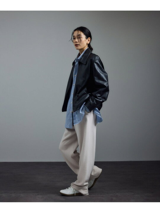 楽天市場】【SALE／40%OFF】ラムレザージップブルゾン SALON adam et 
