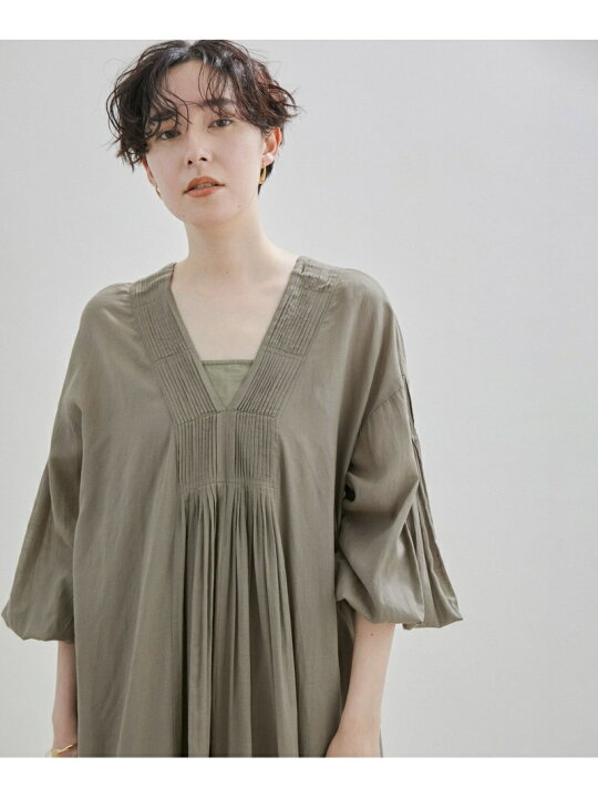 楽天市場】【SALE／50%OFF】【洗える】コットンボイルハンドタックV 