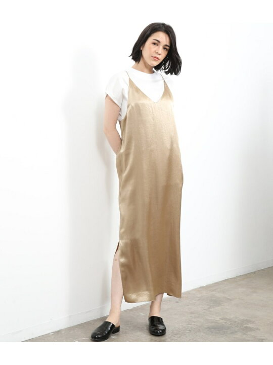 楽天市場】【SALE／50%OFF】ヴィンテージサテンキャミドレス SALON 