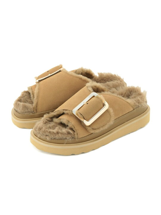 楽天市場】【SALE／40%OFF】【MOHI(モヒ)】ムートンサンダル SALON 