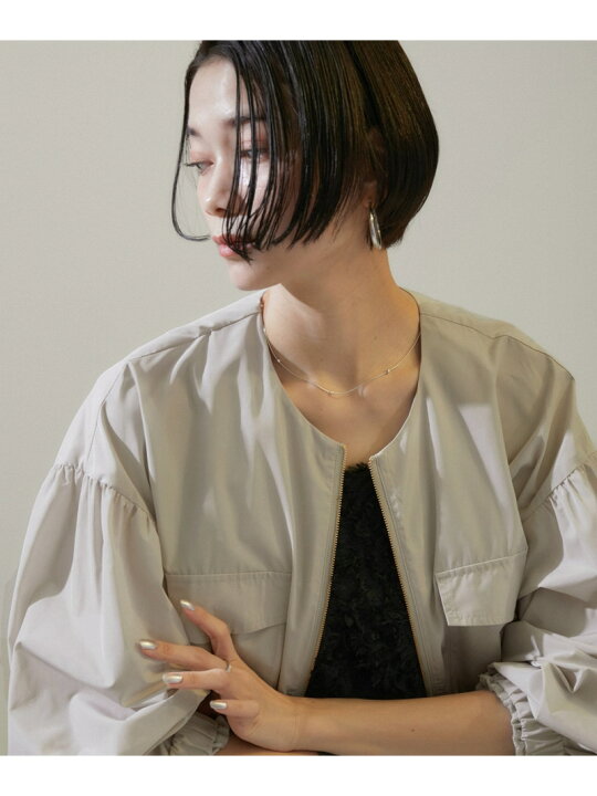 楽天市場】【WEB限定】ミリタリーノーカラーショートブルゾン/24SS 
