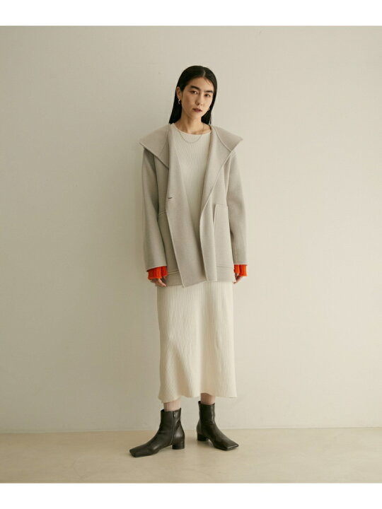 楽天市場】【SALE／50%OFF】ウールリバーフーデッドハーフコート 