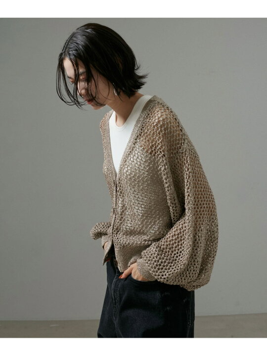 楽天市場】【SALE／55%OFF】【WEB限定】ラメメッシュ2WAYカーディガン  