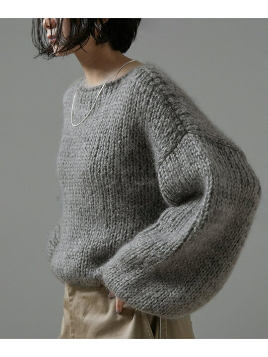 楽天市場】【SALE／40%OFF】モヘアシルクローゲージニットプルオーバー  