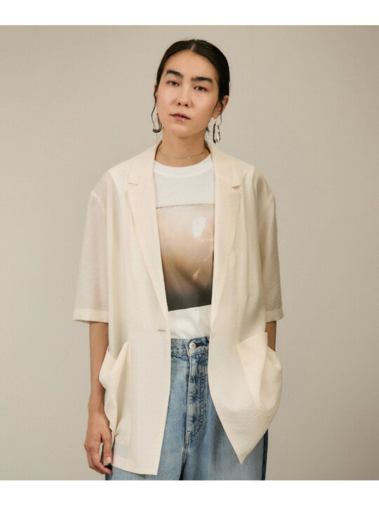 楽天市場】【SALE／50%OFF】【WEB限定】シアーハーフスリーブ 