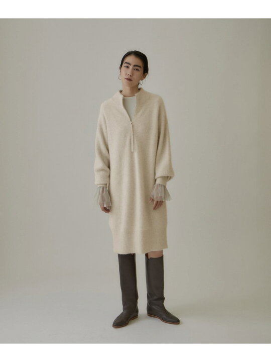 楽天市場】【SALE／30%OFF】フォックスウールジップニットミディ 