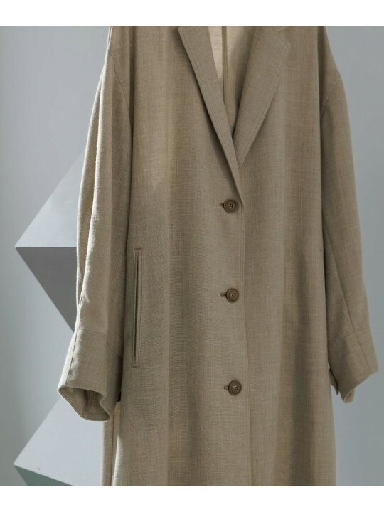 楽天市場】【SALE／40%OFF】[24SS]リネンライクガウンコート 