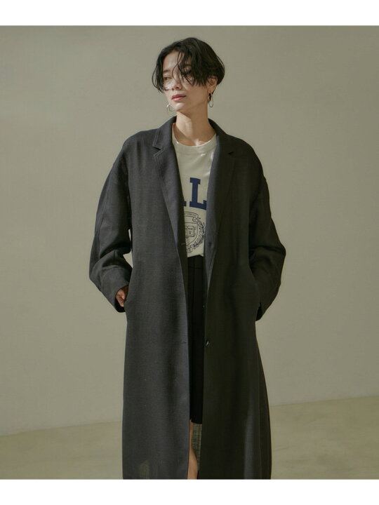 楽天市場】【SALE／40%OFF】[24SS]リネンライクガウンコート 