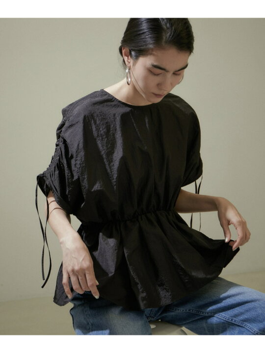 楽天市場】【WEB限定】シャーリングスリーブブラウス SALON adam et 