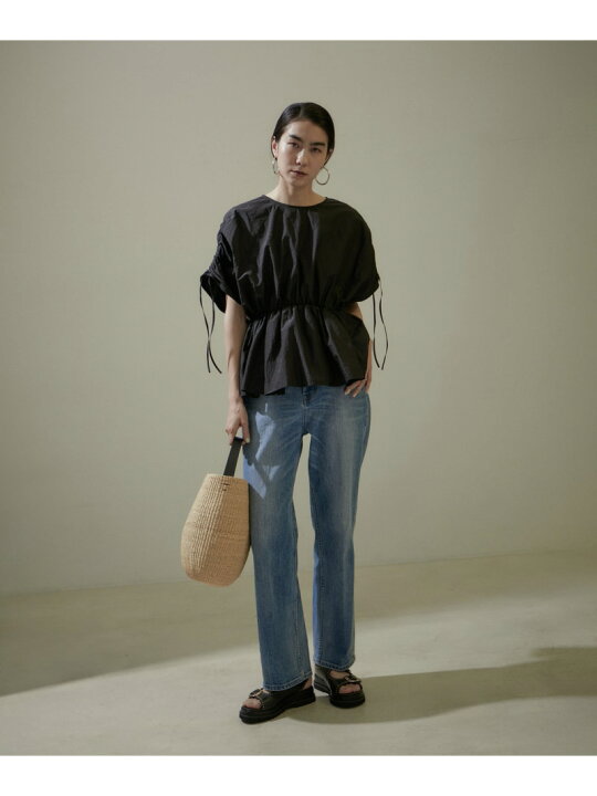 楽天市場】【WEB限定】シャーリングスリーブブラウス SALON adam et 