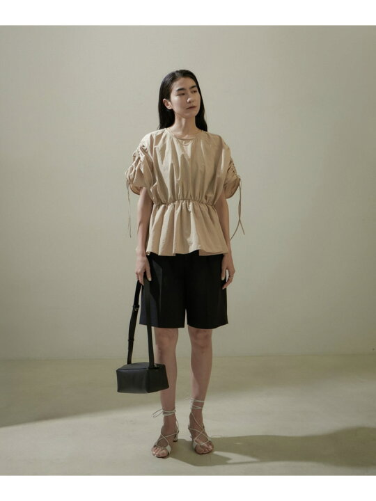 楽天市場】【WEB限定】シャーリングスリーブブラウス SALON adam et 