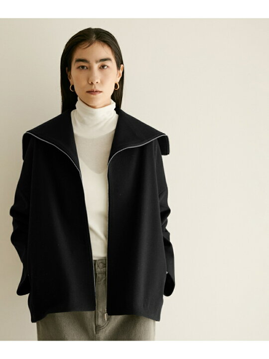 楽天市場】【SALE／50%OFF】WOOLLETジップショートコート SALON adam 