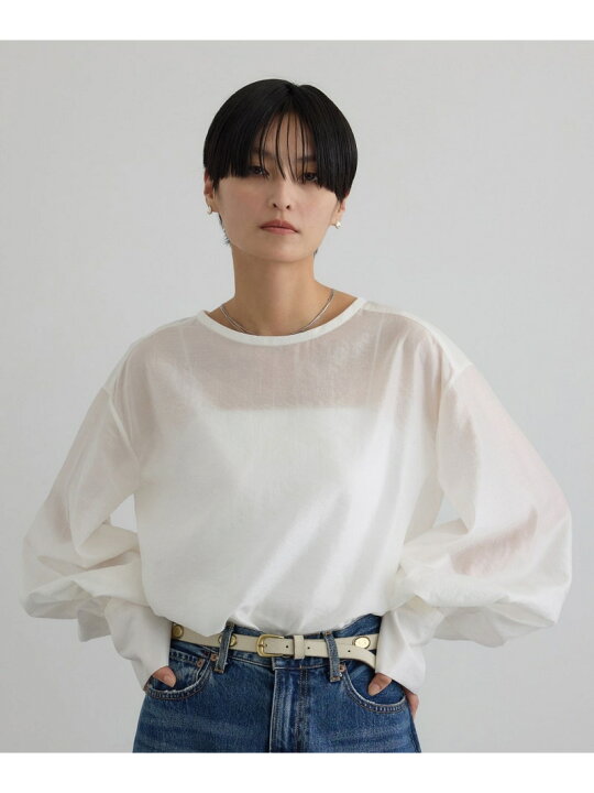 楽天市場】【WEB限定】シルクMIXルチアブラウス SALON adam et rope 