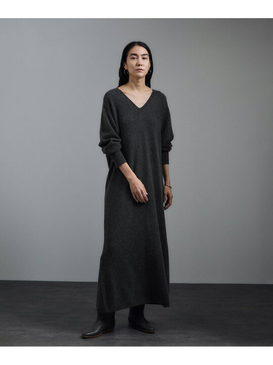 楽天市場】【SALE／50%OFF】カシミヤニットVネックワンピース SALON 