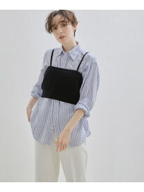 【SALE／50%OFF】【オーガニックコットン】パッド付きチューブトップ-CreamyCotton /クリーミーコットン- SALON adam et rope' サロン アダム エ ロペ トップス ベアトップ ホワイト ベージュ ブラック ブルー【RBA_E】【送料無料】[Rakuten Fashion]