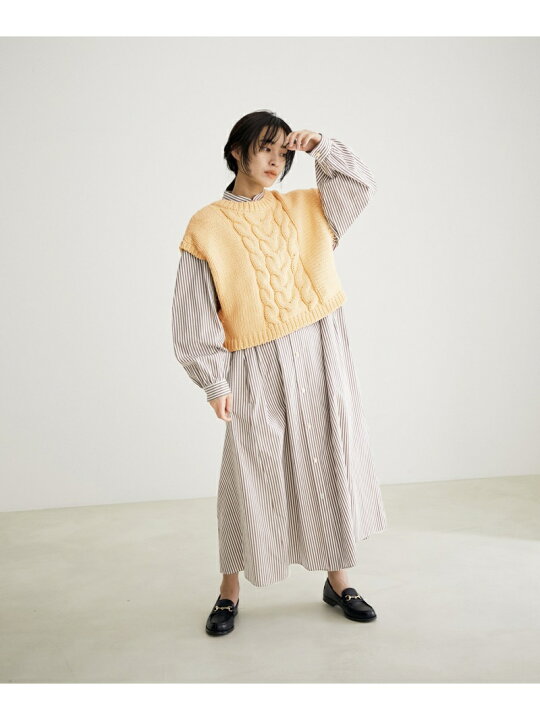 楽天市場】【SALE／70%OFF】ケーブルニットベスト SALON adam et rope 