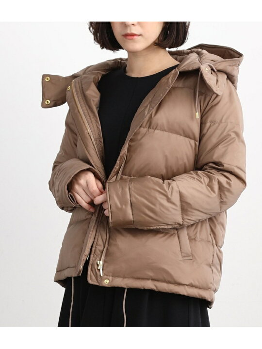 楽天市場】【SALE／60%OFF】ナイロンフードダウンジャケット SALON 