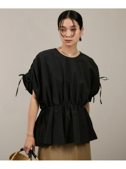 楽天市場】【SALE／50%OFF】【WEB限定】シャーリングスリーブブラウス 