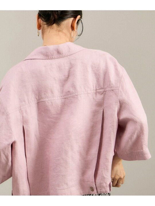 楽天市場】【SALE／30%OFF】リネンツイルブルゾン SALON adam et rope 