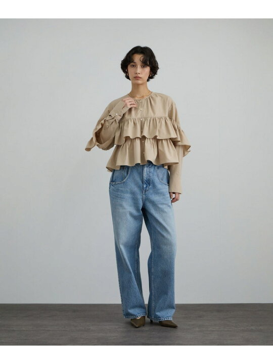 楽天市場】【SALE／50%OFF】【WEB限定】フリルギャザーブラウス SALON 