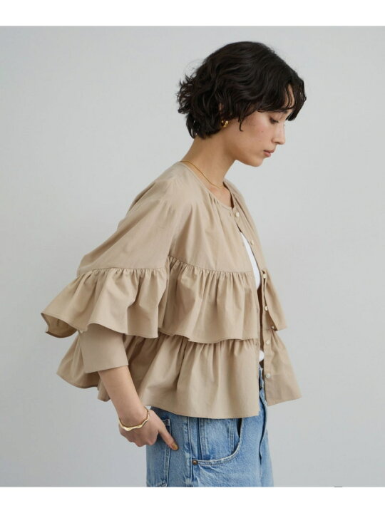 楽天市場】【SALE／50%OFF】【WEB限定】フリルギャザーブラウス SALON 
