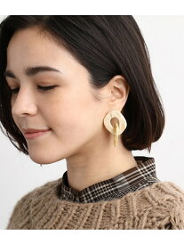 【SALE／70%OFF】Marble Hoop pierce SALON adam et rope' サロン アダム エ ロペ アクセサリー・腕時計 ピアス ベージュ パープル ピンク【RBA_E】[Rakuten Fashion]