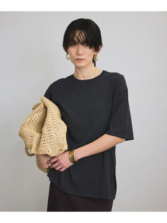 楽天市場】【SALE／50%OFF】ハイツイストコットンニットTシャツ SALON 