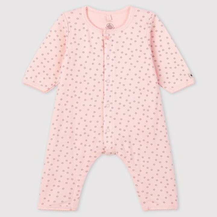 楽天市場 プチバトー ベビーサイズ ロンパース プチバトー 秋冬コレクション 女の子 ピンクロンパース 星柄ロンパース スター柄 ボディ ロンパース Salon De Brocoli