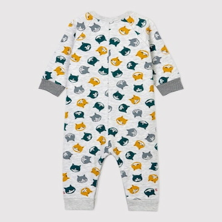 楽天市場 プチバトー 猫ちゃんロンパース 猫柄 スウェット素材 男の子 ご出産祝い ご出産ギフト 新生児 赤ちゃんお洋服 女の子 Salon De Brocoli